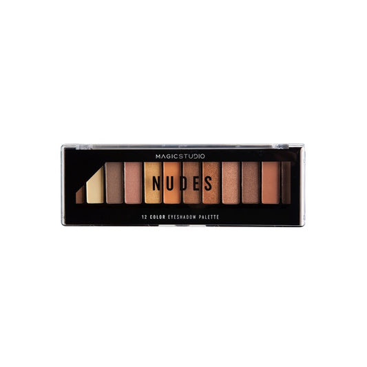 Paletă fard de pleoape, 12 nuanțe Versatile Nudes, Magic Studio