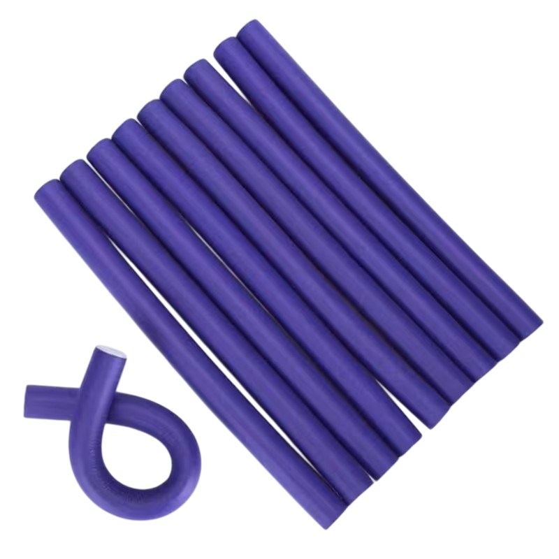 Bigudiuri flexibile, culoare mov, numărul 2 (1.8 cm)