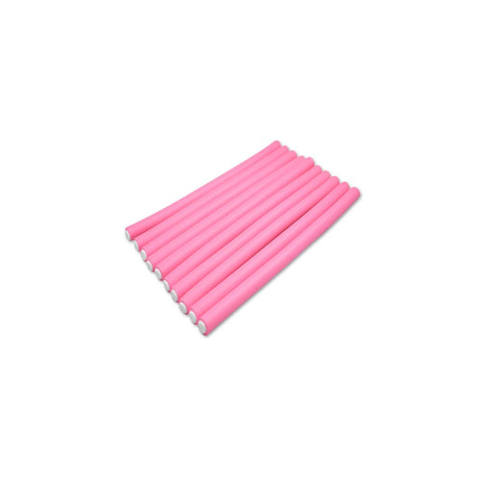 Bigudiuri flexibile, culoare roz, numărul 3 (1.6 cm)