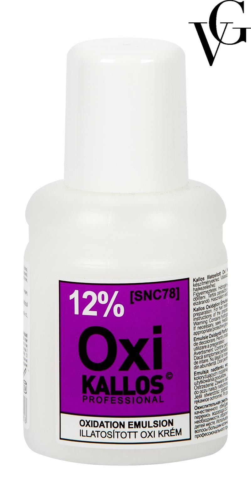 Cremă oxidantă emulsie 12%, 60 ml, Kallos