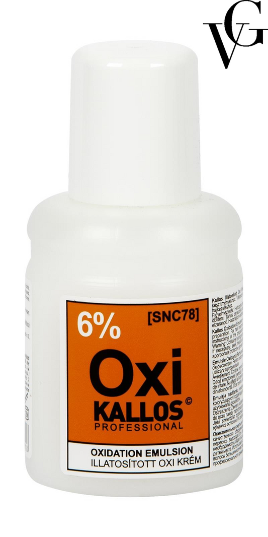 Cremă oxidantă emulsie 6%, 60 ml, Kallos