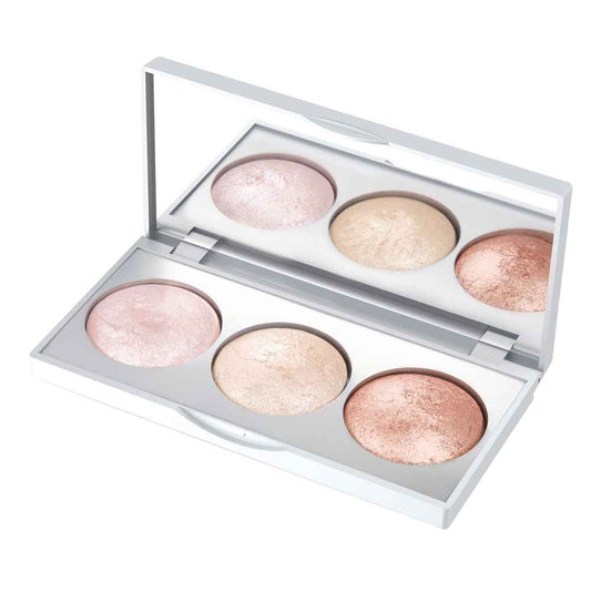 Paletă iluminatoare cu efect Strobing, 3x2.8 gr, Golden Rose
