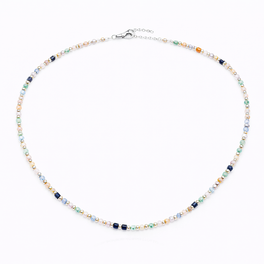 Colier din argint 925 „pastel harmony reflections”, sistem de închidere reglabil, cu prelungire