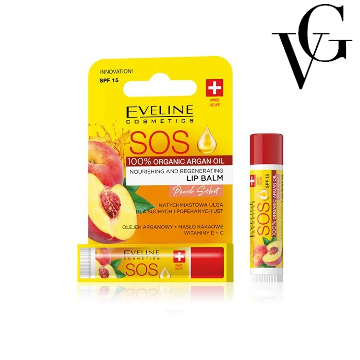Balsam de buze S.O.S, 4.5 ml, Eveline Cosmetics