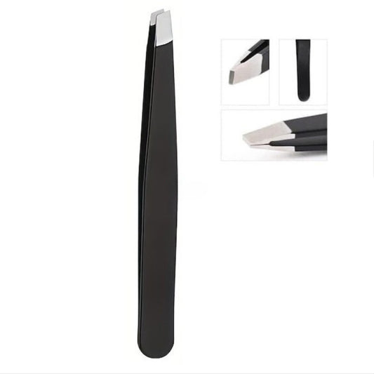 Pensetă metalică pentru sprâncene, culoare negru, Anny