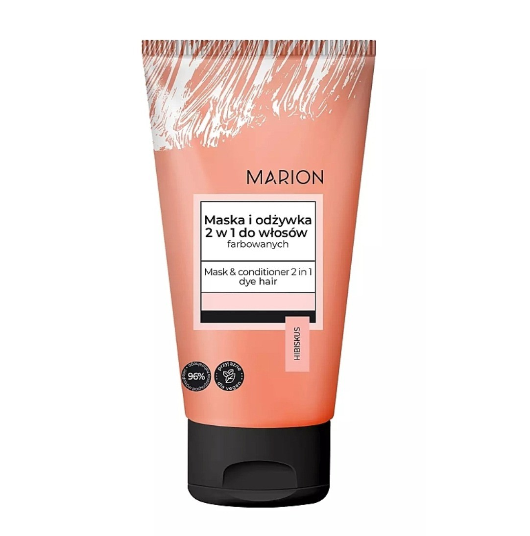 Mască și balsam pentru păr vopsit 2în1, 150 ml, Marion