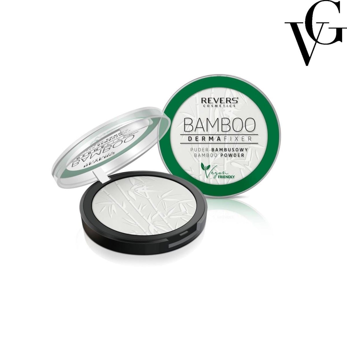 Pudră de față matifiantă și vegană Bamboo Derma Fixer, 10 gr, Revers Cosmetics