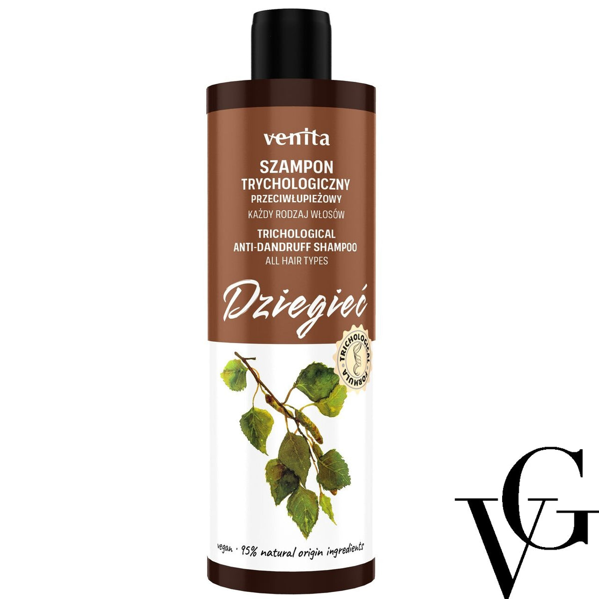 Șampon tricologic antimătreață cu gudron, 300 ml, Venita