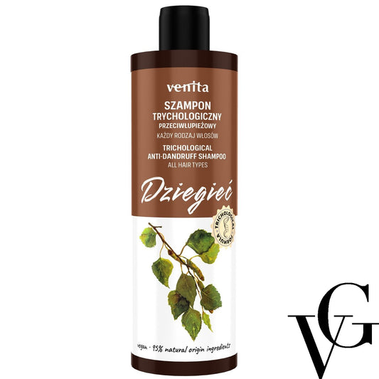 Șampon tricologic antimătreață cu gudron, 300 ml, Venita