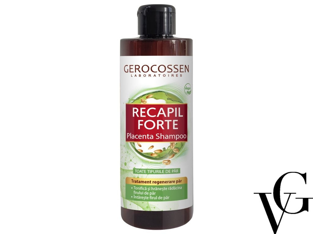 Șampon cu placentă pentru regenerarea părului Recapil Forte, 400 ml, Gerocossen
