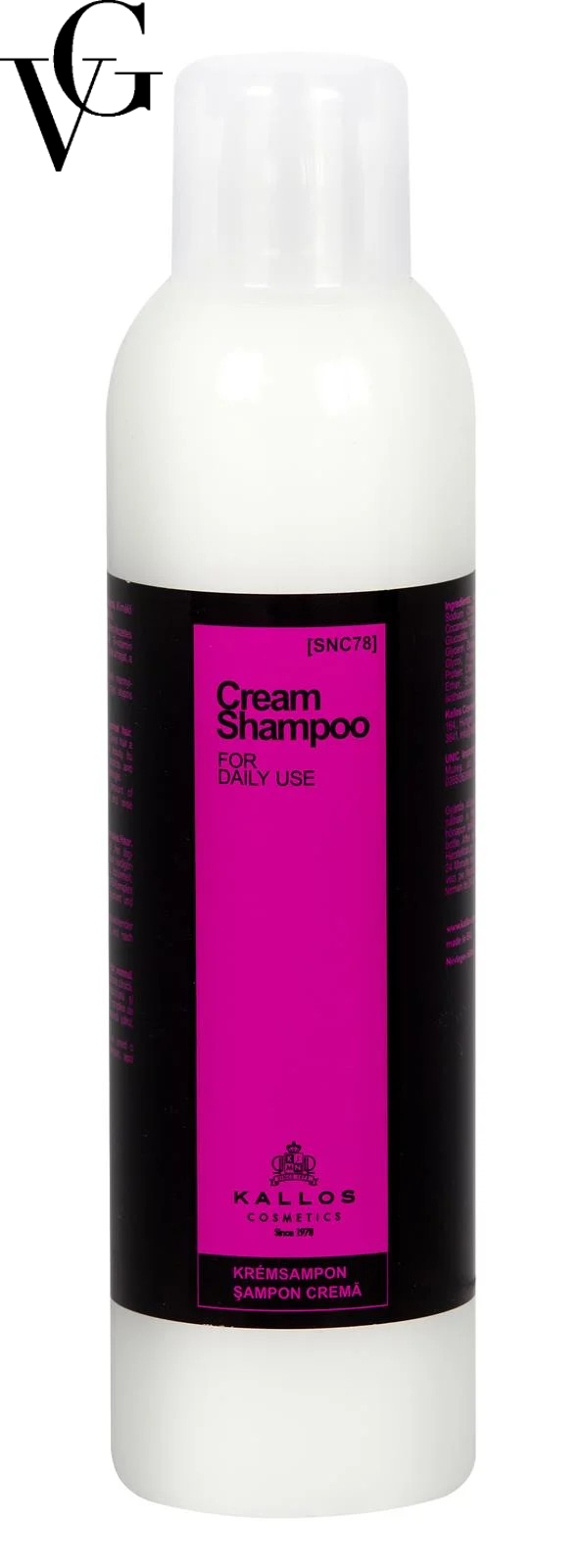 Șampon-cremă pentru păr normal, 700 ml, Kallos