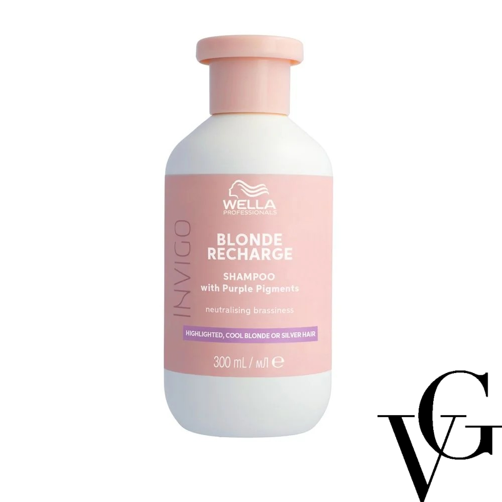 Șampon pentru păr vopsit blond rece Invigo Recharge, 300 ml, Wella Professionals