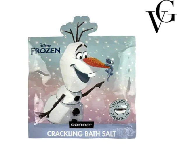 Sare de baie pentru copii, Crackling Bath Frozen, 55 gr, Sence