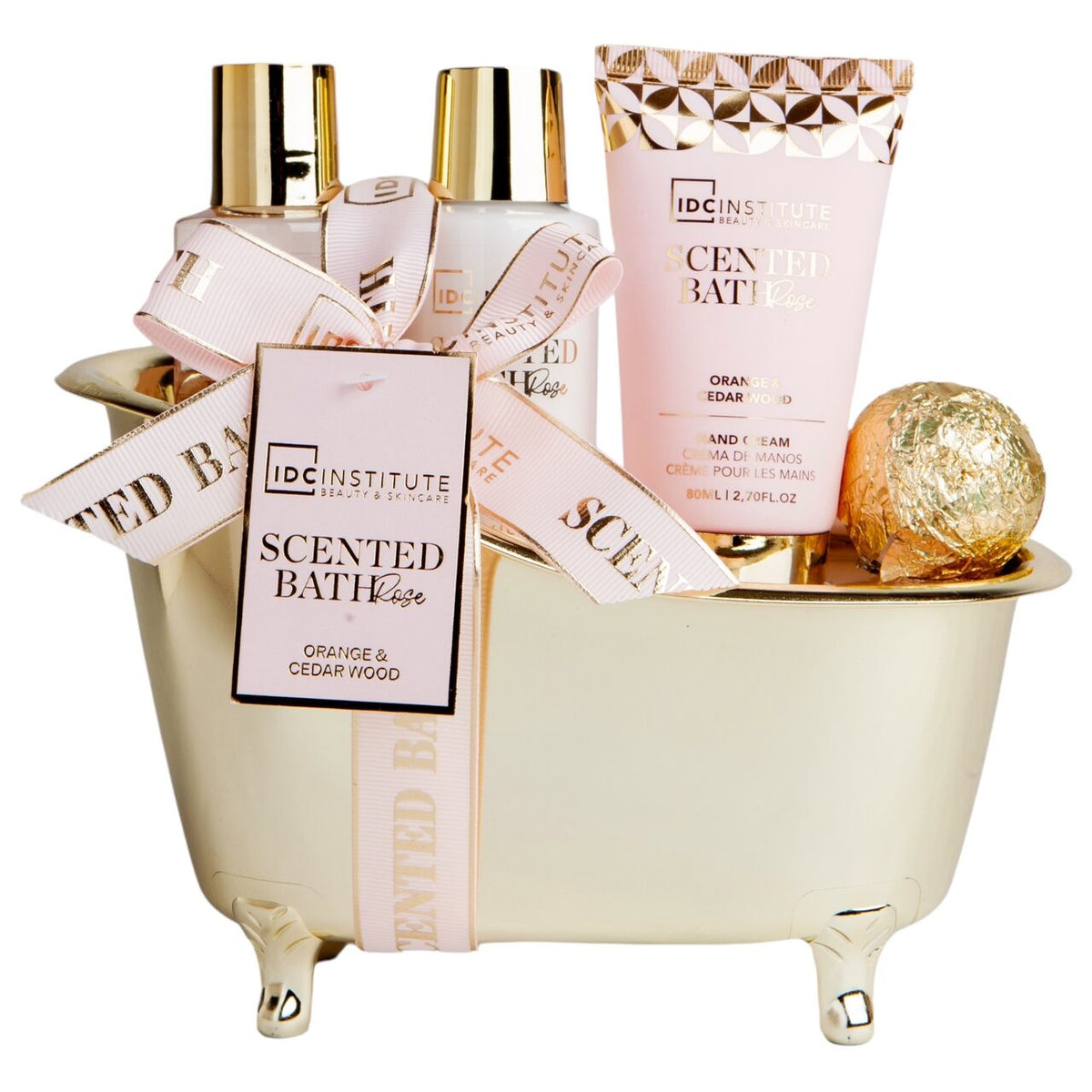 Set de îngrijire personală Scented Bath Rose Luxury, 280 ml, IDC Institute