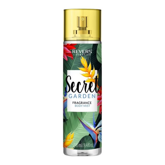 Spray de corp parfumat Secret garden, 245 ml, Revers Cosmetics