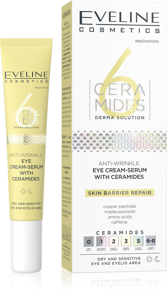 Cremă-ser anti-rid pentru ochi, 20 ml, Eveline Cosmetics