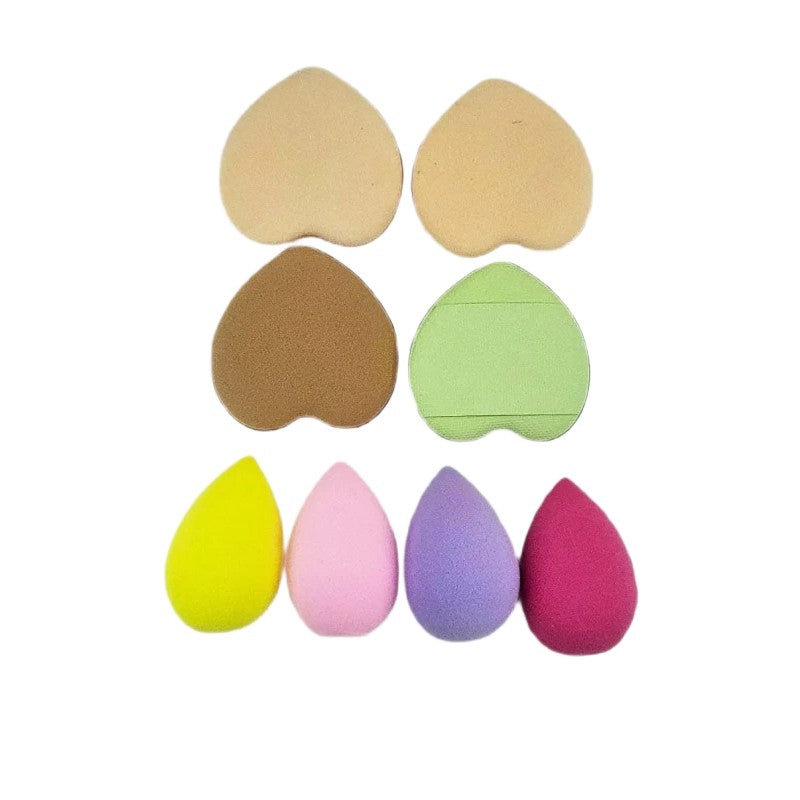 Set bureți pentru machiaj, culori variate, 8 buc