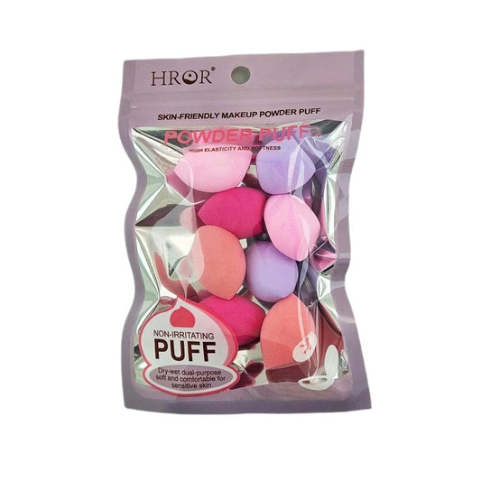 Set bureți pentru machiaj, culori variate, 8 buc