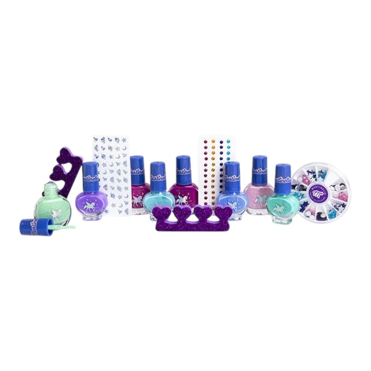 Set de îngrijire a unghiilor pentru fetițe Nail Art Galaxy Dreams, Martinelia