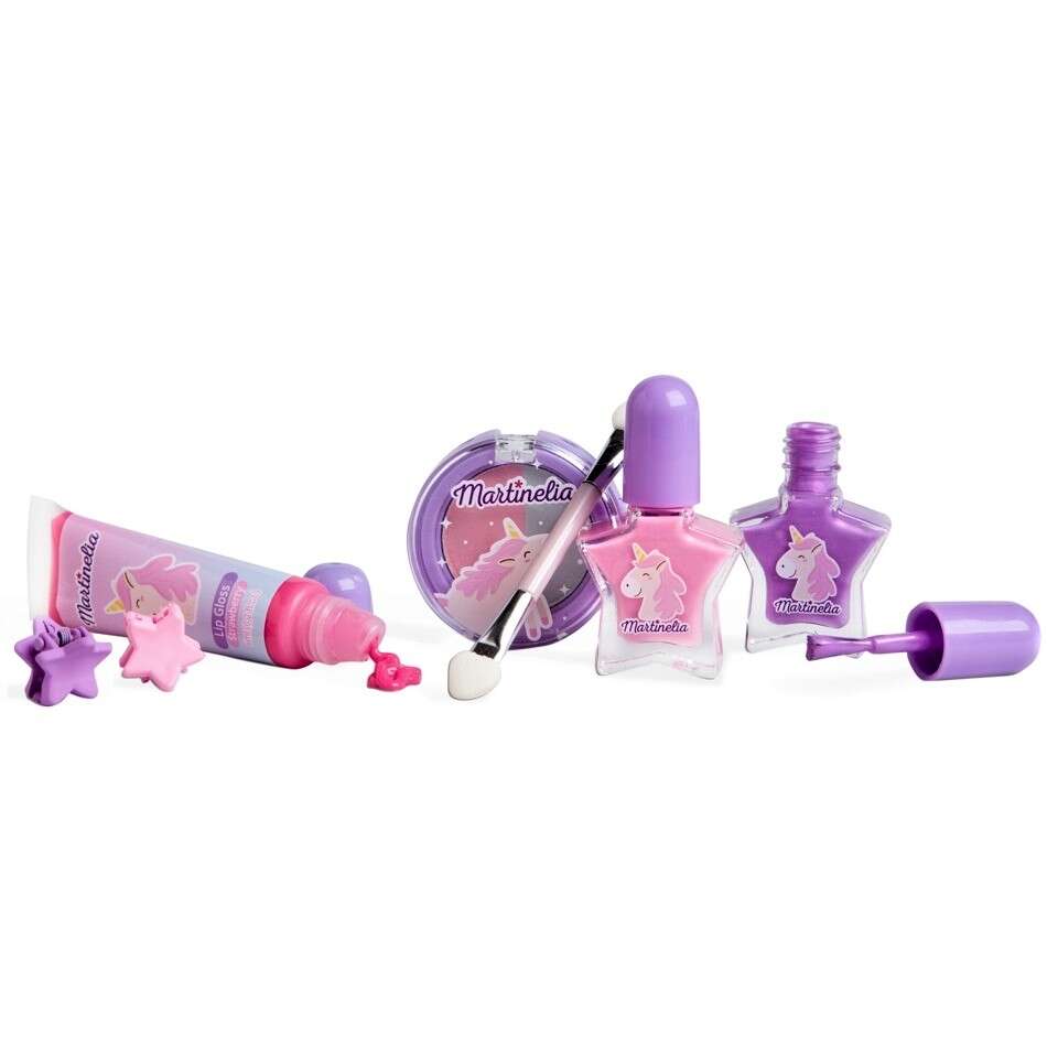 Set cosmetic pentru fetițe Little Unicorn Beauty Basics, Martinelia