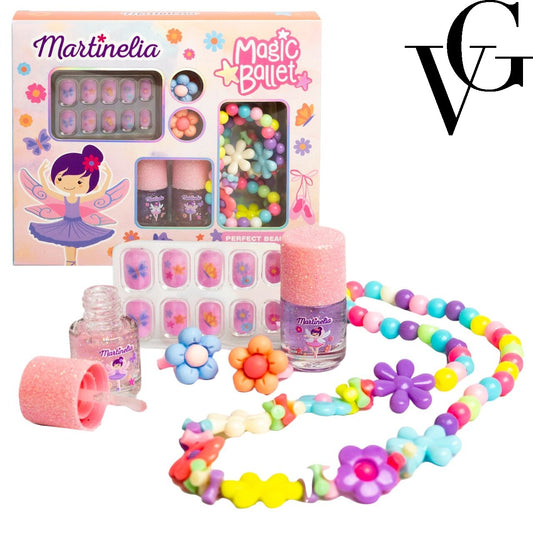 Set cadou pentru decorarea unghiilor pentru fetițe Magic Ballet, Martinelia