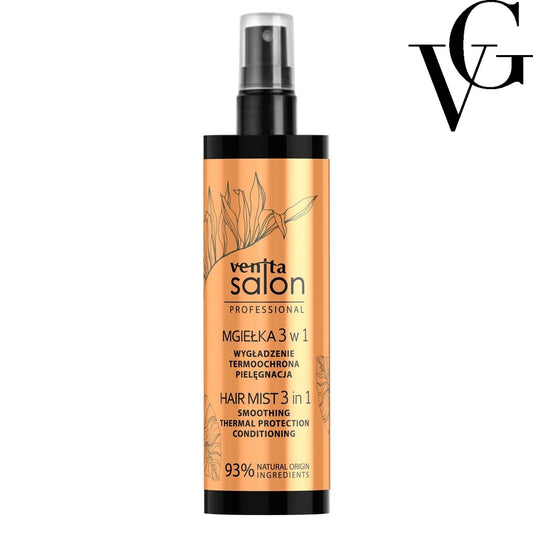 Spray balsam cu protecție termică destinat netezirii părului 3 în 1, 200 ml, Venita