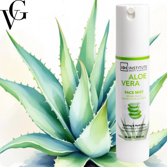 Spray facial răcoritor cu Aloe Vera, 50 ml, IDC Institute