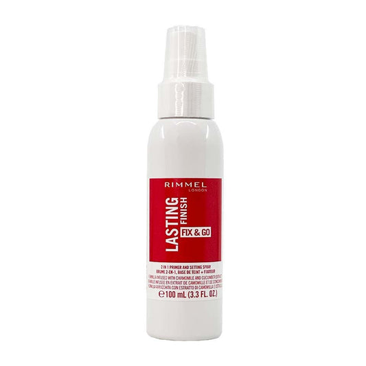 Spray pentru fixarea machiajului Lasting Finish Fix & Go, 100 ml, Rimmel London