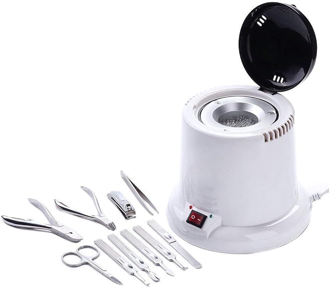 Sterilizator cu quartz pentru instrumentarul de manichiură, culoare alb