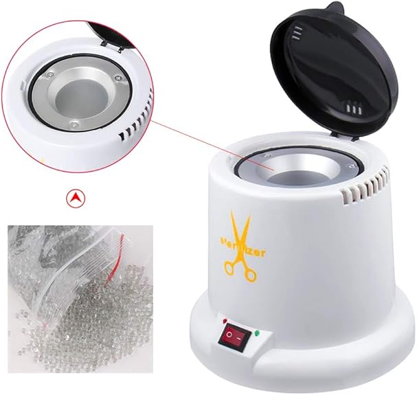 Sterilizator cu quartz pentru instrumentarul de manichiură, culoare alb