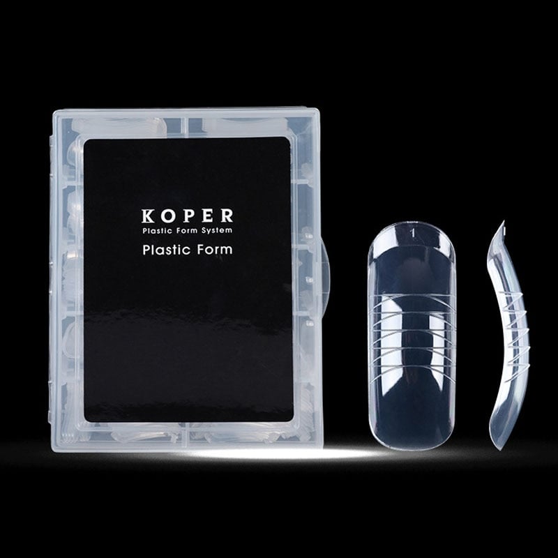 Tipsuri pentru manichiura polygel, 120 buc, Koper