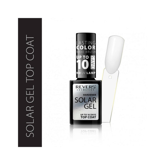 Lac de unghii Solar Gel, Top Coat, 12 ml, Revers Cosmetics