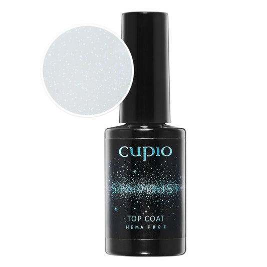 Top Coat Stardust HEMA FREE, 8 ml, Cupio