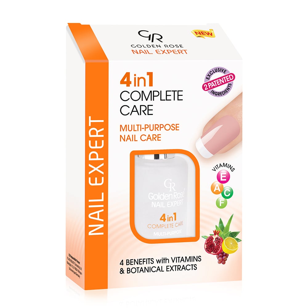 Tratament pentru unghii multifuncțional 4 în 1, 11 ml, Golden Rose