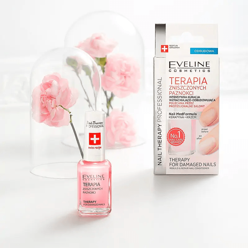 Tratament pentru unghii deteriorate Nail Professional Therapy for Damage Nails, 12 ml, Eveline Cosmetics