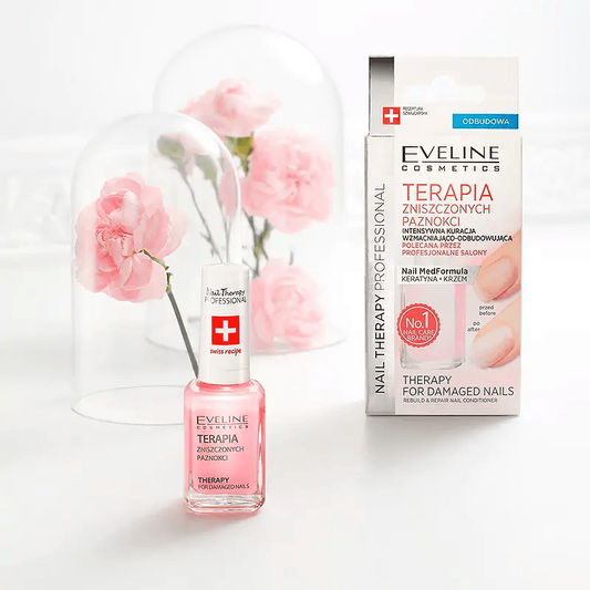 Tratament pentru unghii deteriorate Nail Professional Therapy for Damage Nails, 12 ml, Eveline Cosmetics