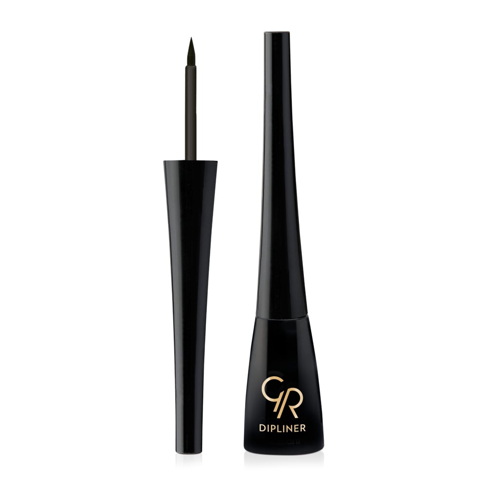 Tuș de ochi Dipliner, culoare neagră, 5 ml, Golden Rose