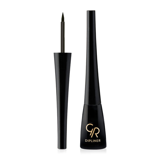 Tuș de ochi Dipliner, culoare neagră, 5 ml, Golden Rose