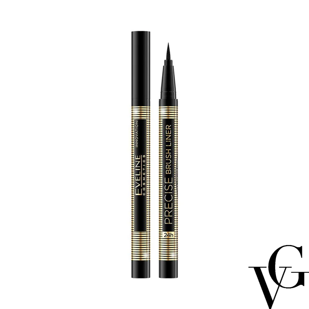 Tuș de ochi Precise Brush Liner, 6 ml, Eveline Cosmetics