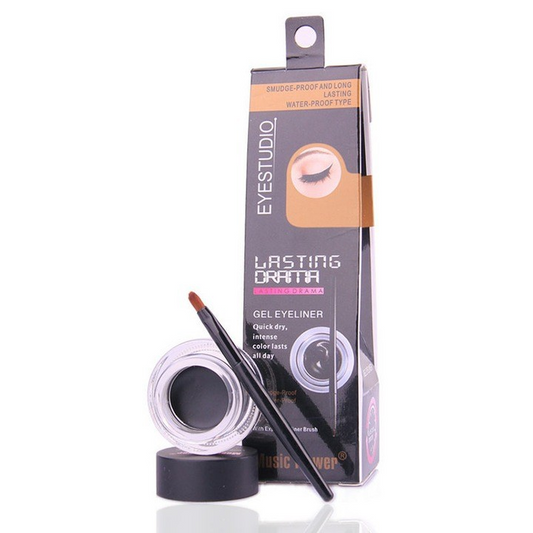 Tuș gel pentru ochi Lasting Drama, culoare neagră, 3 gr, Music Flower