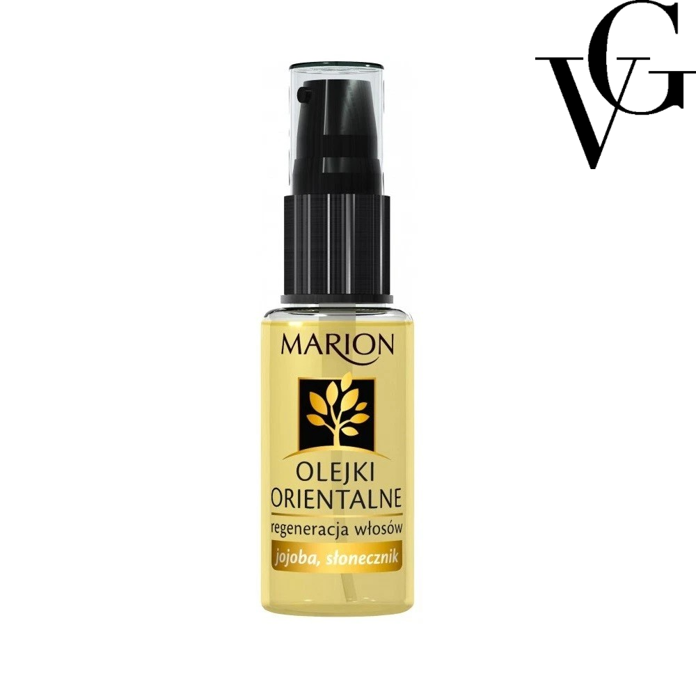 Ulei de păr cu jojoba și floarea-soarelui, 30 ml, Marion