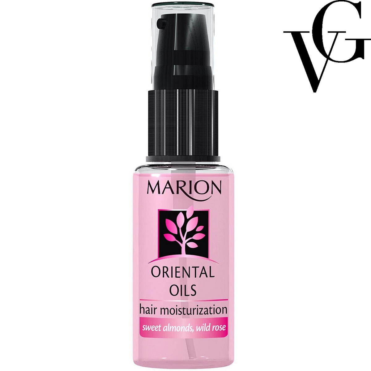Ulei de păr cu migdale dulci și trandafir sălbatic, 30 ml, Marion