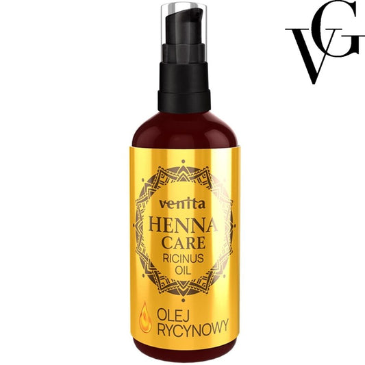 Ulei de ricin pentru păr, piele și unghii Henna Care, Venita, 50 ml