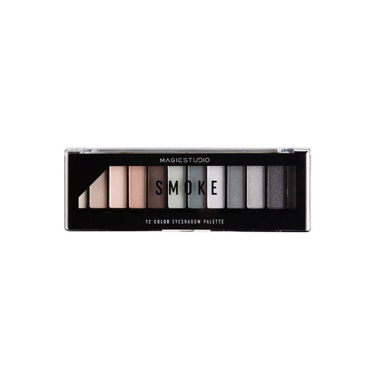 Paletă fard de pleoape, 12 nuanțe Versatile Smokey, Magic Studio
