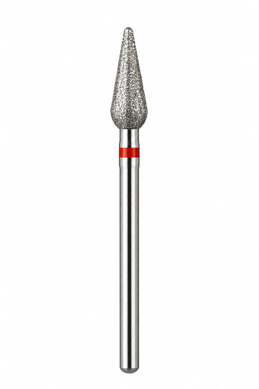 Capăt de freză diamantat – model flacără