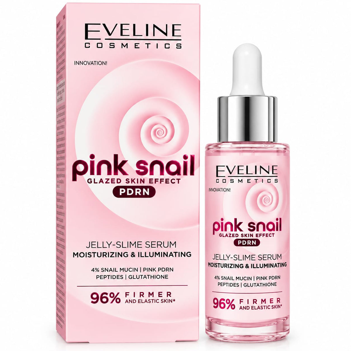 Eveline Cosmetics Pink Snail PDRN – Jelly-Slime Serum,30 ml