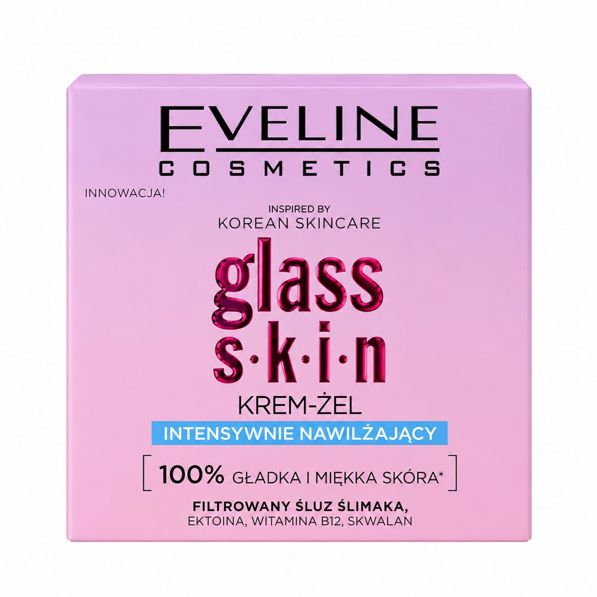 Eveline Cosmetics Glass Skin – Cremă-Gel Intens Hidratantă,50 ML
