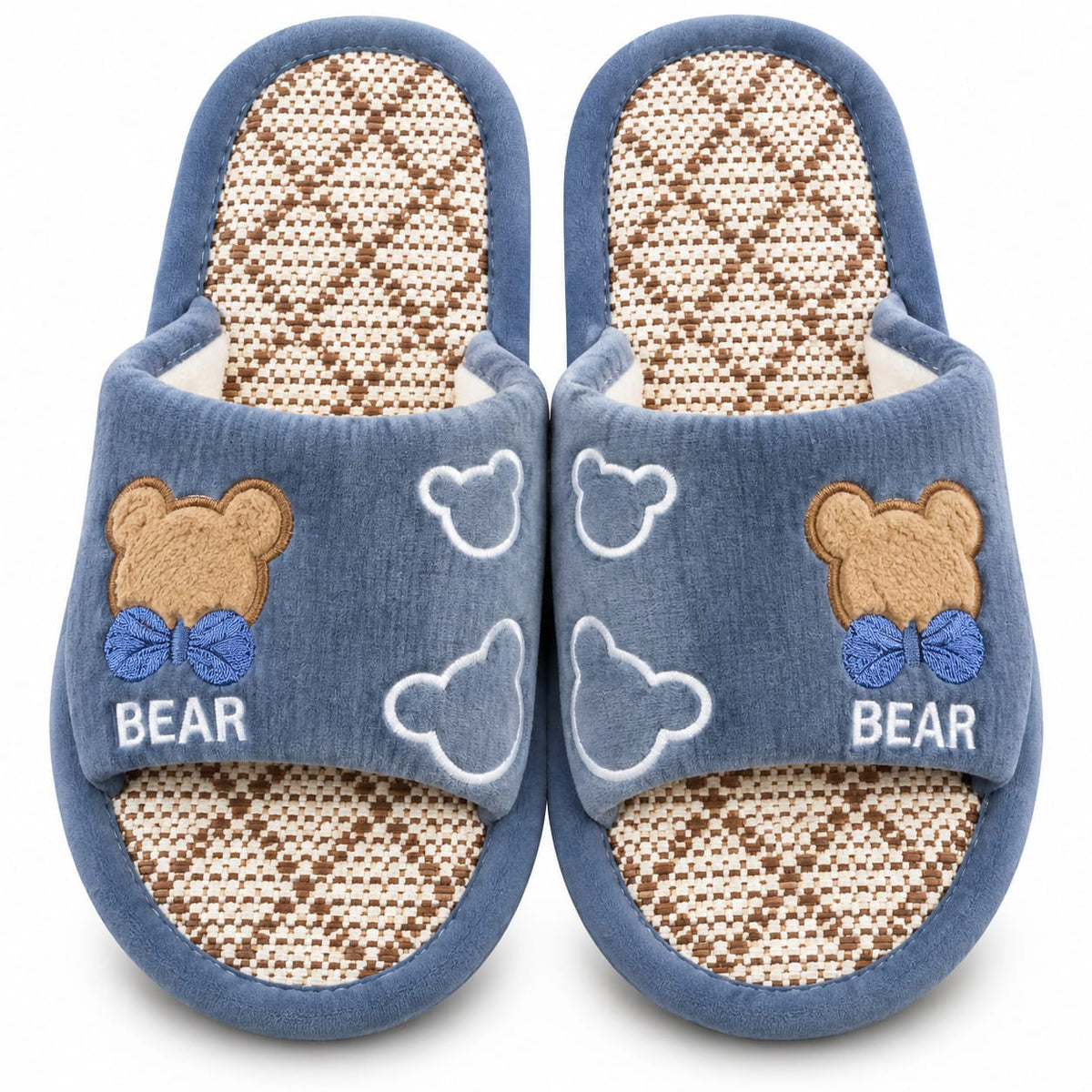 Papuci de casă damă cu ursuleț – model BEAR