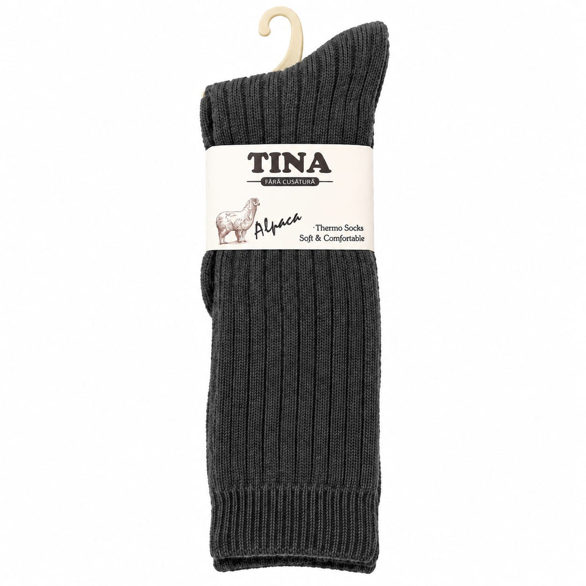 Șosete lungi, călduroase, cu model striat – Damă