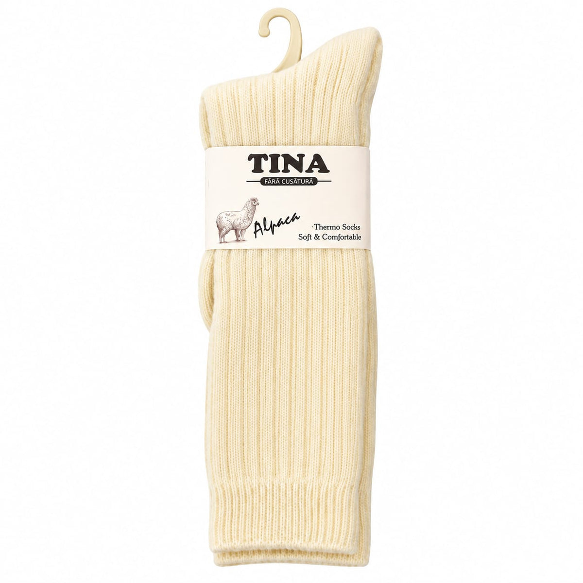 Șosete lungi, călduroase, cu model striat – Damă